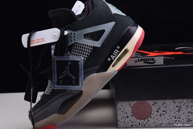 Cheap Husky Bred White CV9388-001 x Jordan Off 4 Retro Air 0805